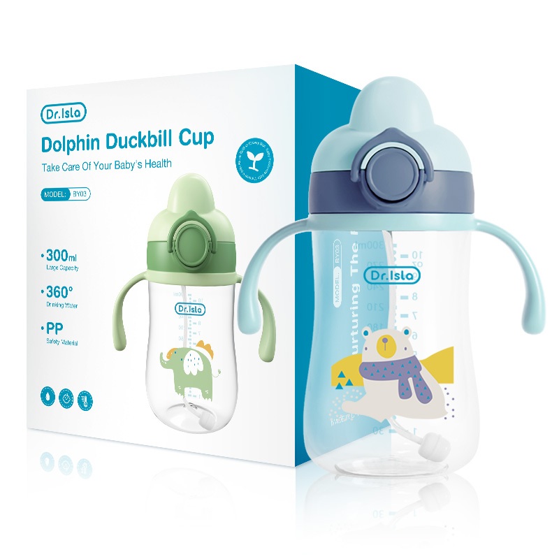Botol Minum Bayi Dr.isla BY01 250ml Anti Kolik dengan Sedotan dan 2 Pegangan Foto 6