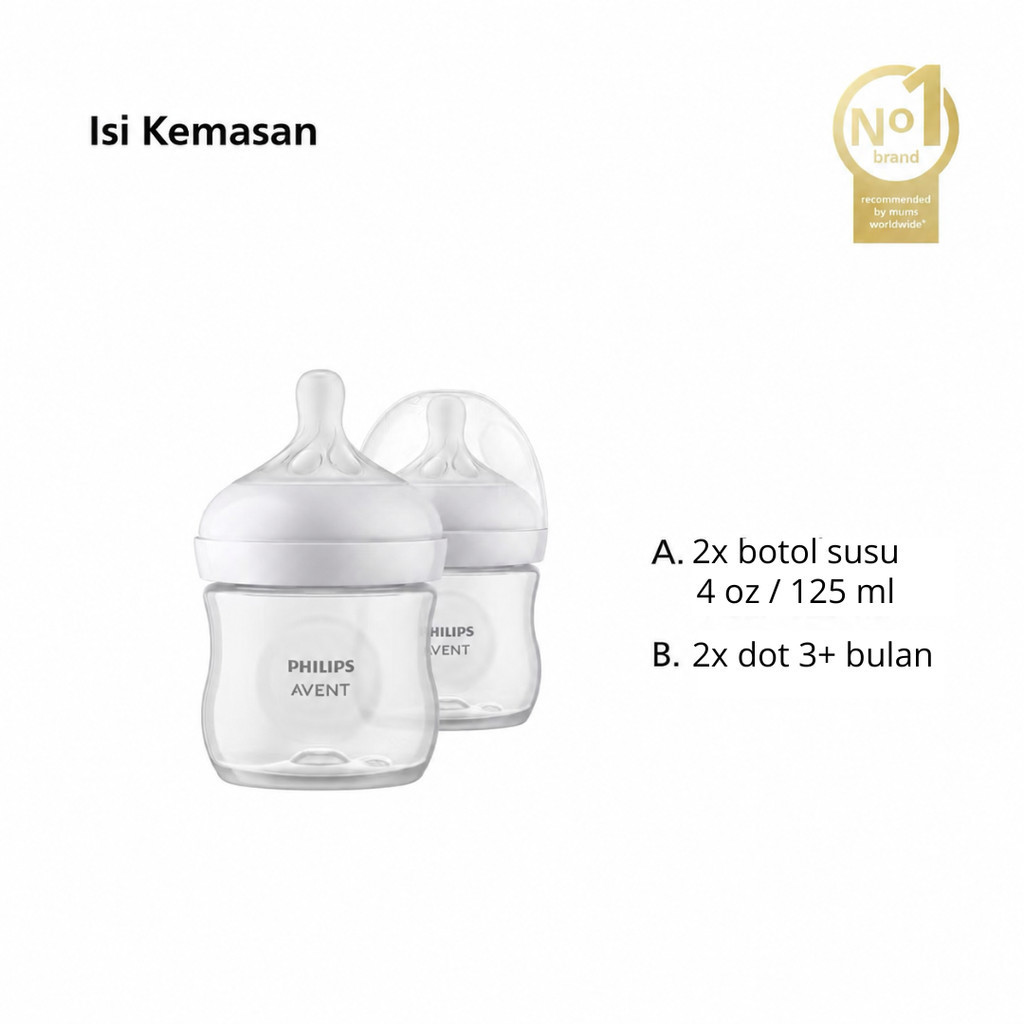 Bundle Botol Susu Philips Avent Natural Response 125ml Foto 5
