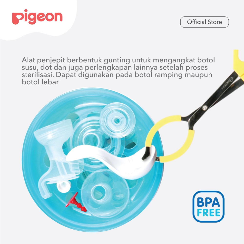 Pigeon Sterilization Tongs Penjepit Botol Susu Dot Setelah Sterilisasi Foto 2
