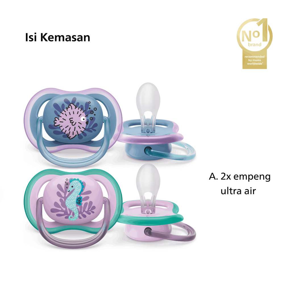Empeng Philips Avent Ultra Air Ortodontik Foto 2