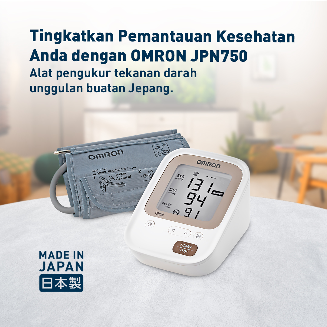 Omron JPN750 Tensimeter Digital Automatic Blood Pressure Monitor Made in Japan Foto 5