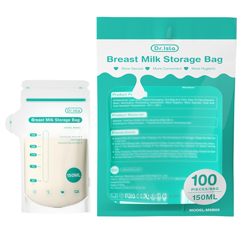 Dr.isla Kantong ASI 150ml Termokromik MSB05 BPA Free Sekali Pakai Pack 30 Pcs Foto 8