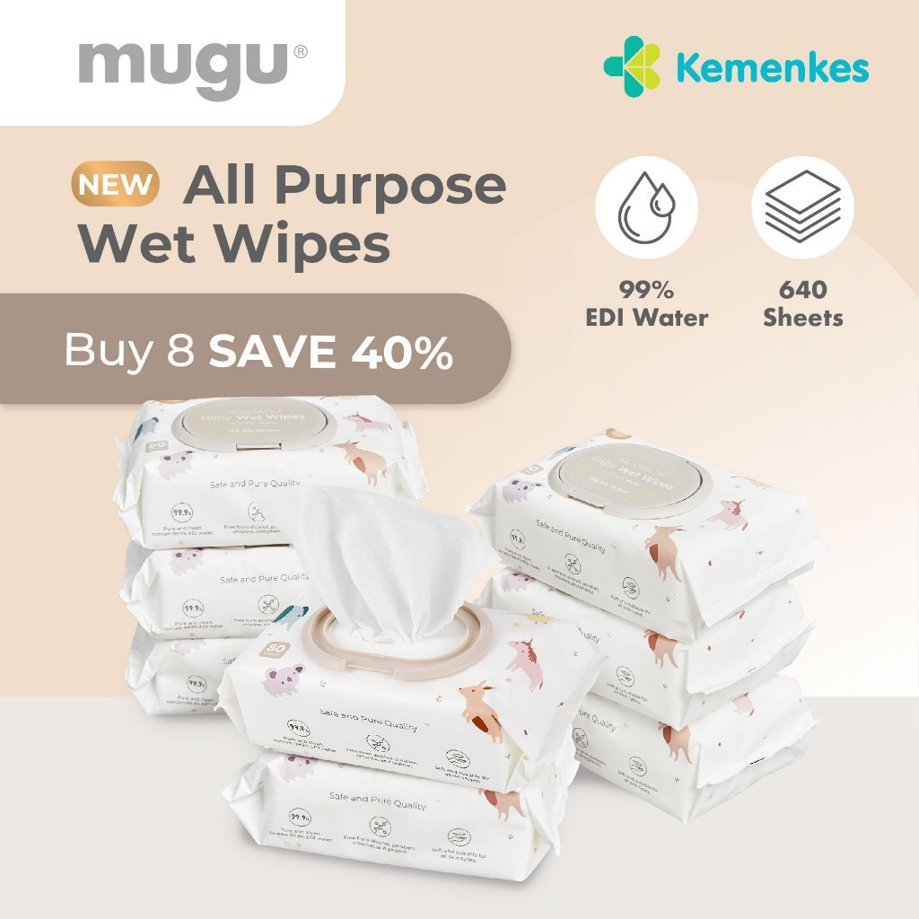 Mooimom x Mugu Wet Wipes EDI Water Foto 7