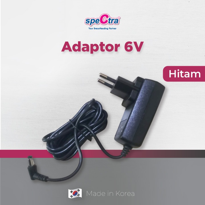 Adaptor Charger SPECTRA 6V 1A Model UES06W0CP untuk Pompa ASI Tipe Q+