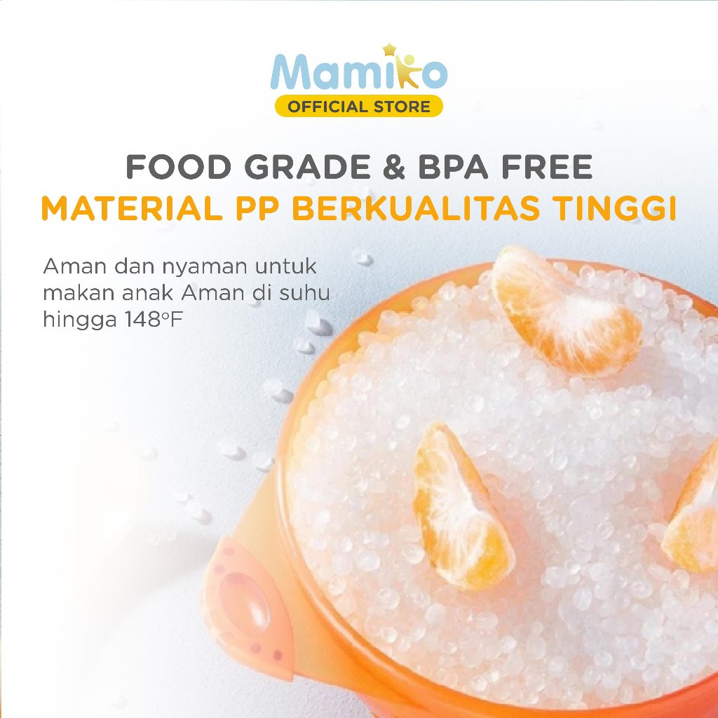 KUB Mangkok Bayi 3 Set Suction Cups 440ml 300ml 180ml BPA Free Anti Slip Foto 4