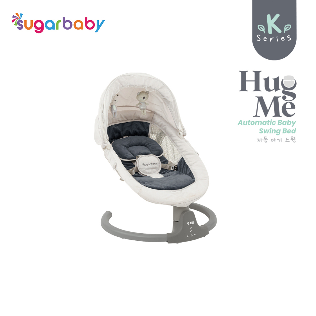 Sugarbaby HUG ME K-Series Automatic Baby Swing Bed Ayunan Bayi Elektrik Foldable Bluetooth Foto 7