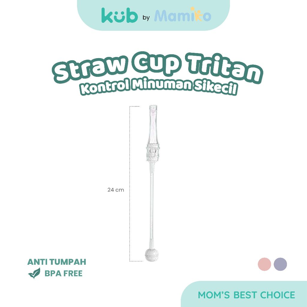 KUB Training Cup Botol Minum Sedotan Anak 240ml Tritan BPA Free Anti Tumpah Foto 7