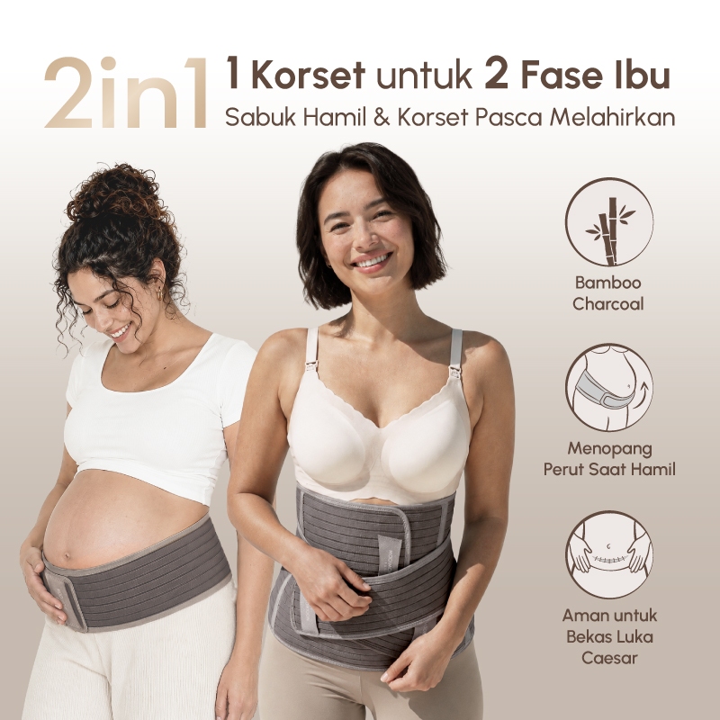 MOOIMOM Bamboo Postpartum Corset 2in1 Foto 3
