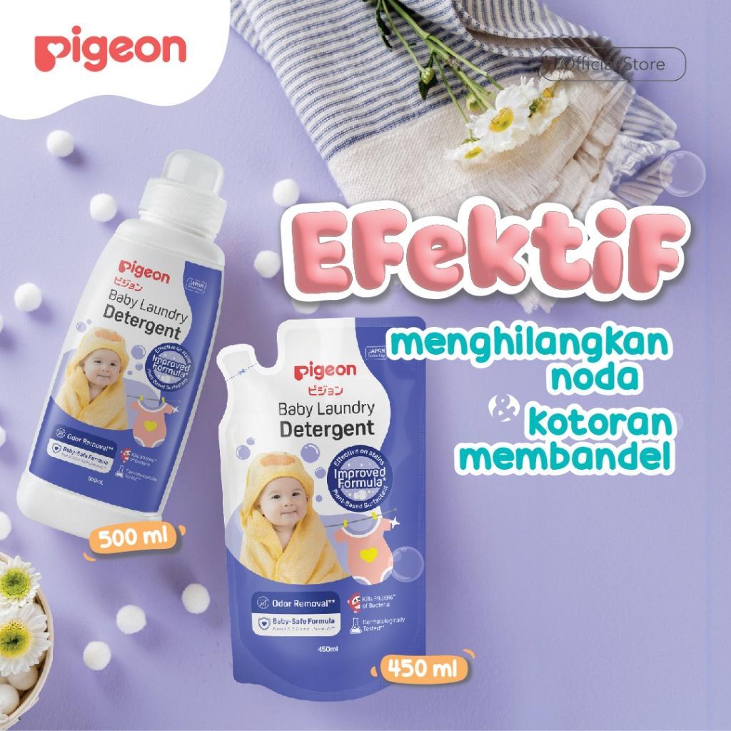 Deterjen Pakaian Bayi Pigeon Baby Laundry Detergent Cair 500ml Bebas Paraben