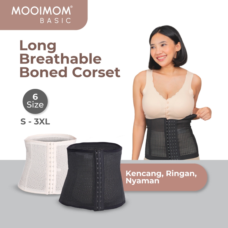 MOOIMOM Long Breathable Boned Corset