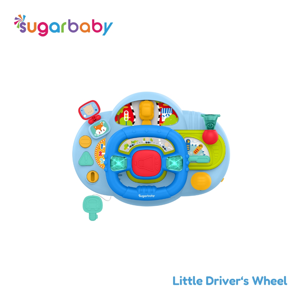 Sugarbaby Little Driver Wheel & Transform Car 3in1 Set Mainan Edukasi Anak 18M+ BPA Foto 7