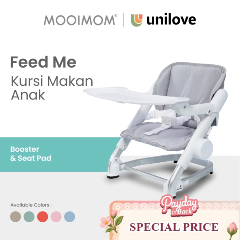 Unilove Baby Booster Go White Grey