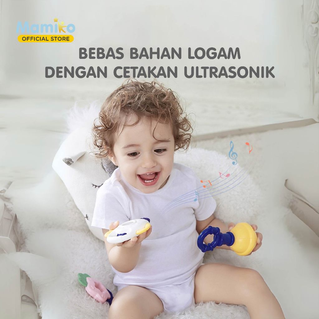 KUB Teether Set Rattle Shake Toy Mainan Gigitan Bayi BPA Free 8/9/10pcs Foto 3