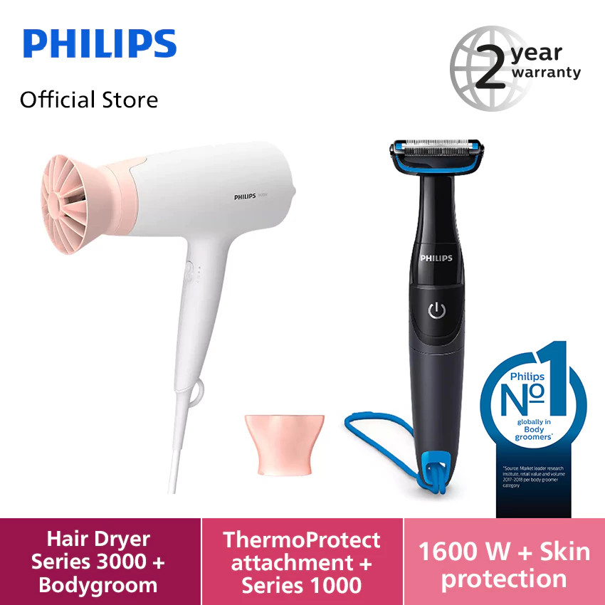 Philips BHD300 Bodygroomer BG1024 Bundle