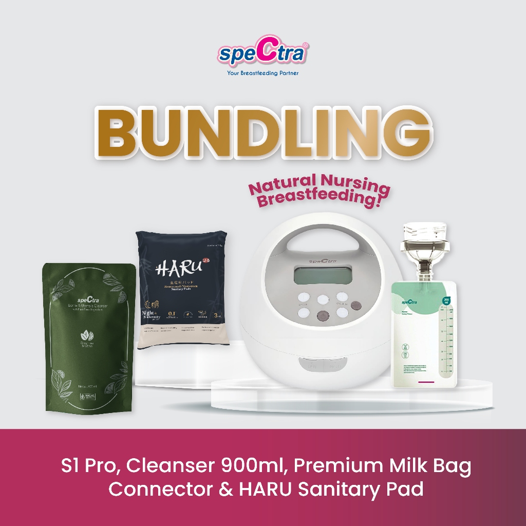 Spectra S1Pro Double Electric Breast Pump Pompa ASI Elektrik Ganda Portable Baterai Foto 8
