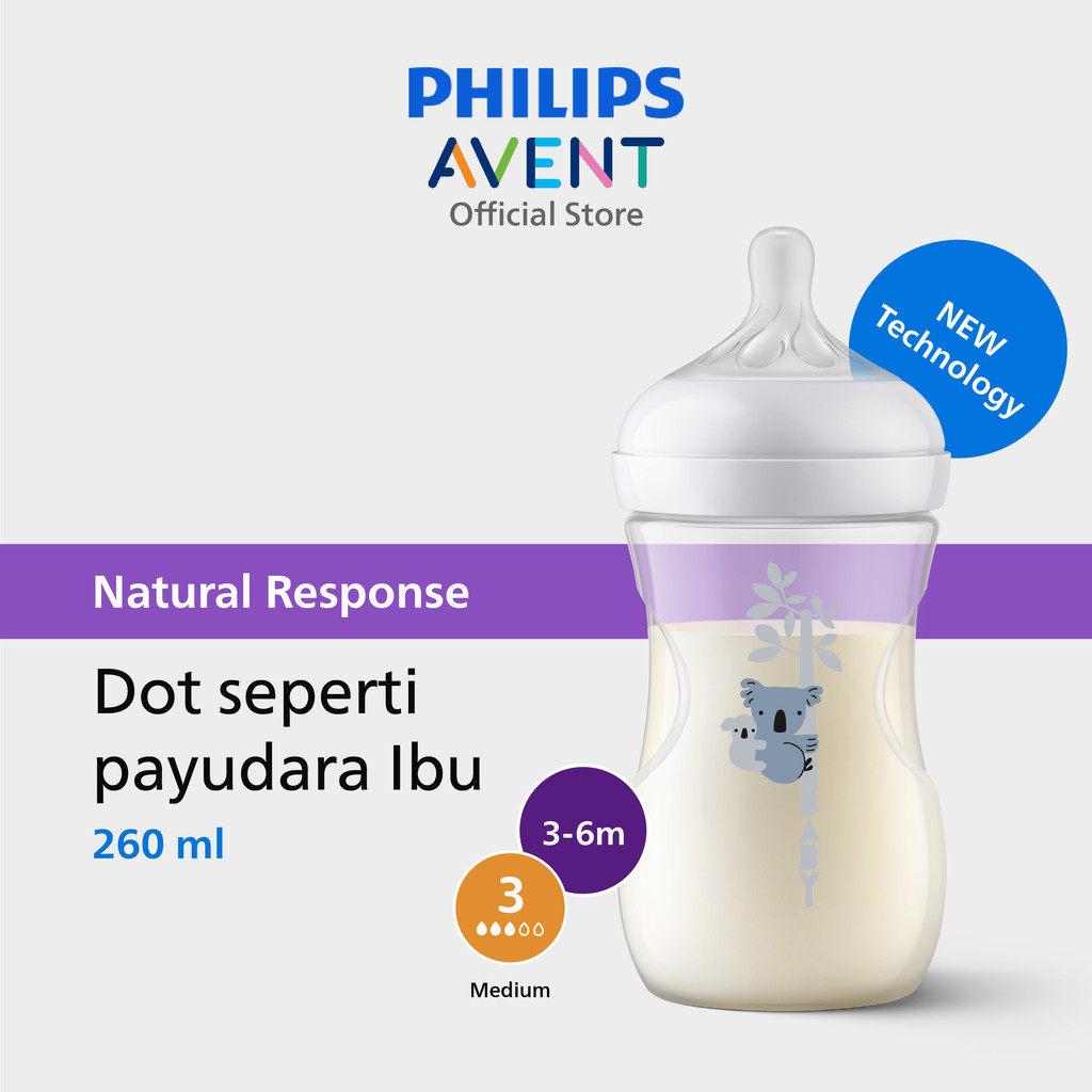 Philips Avent Natural Botol Flamingo