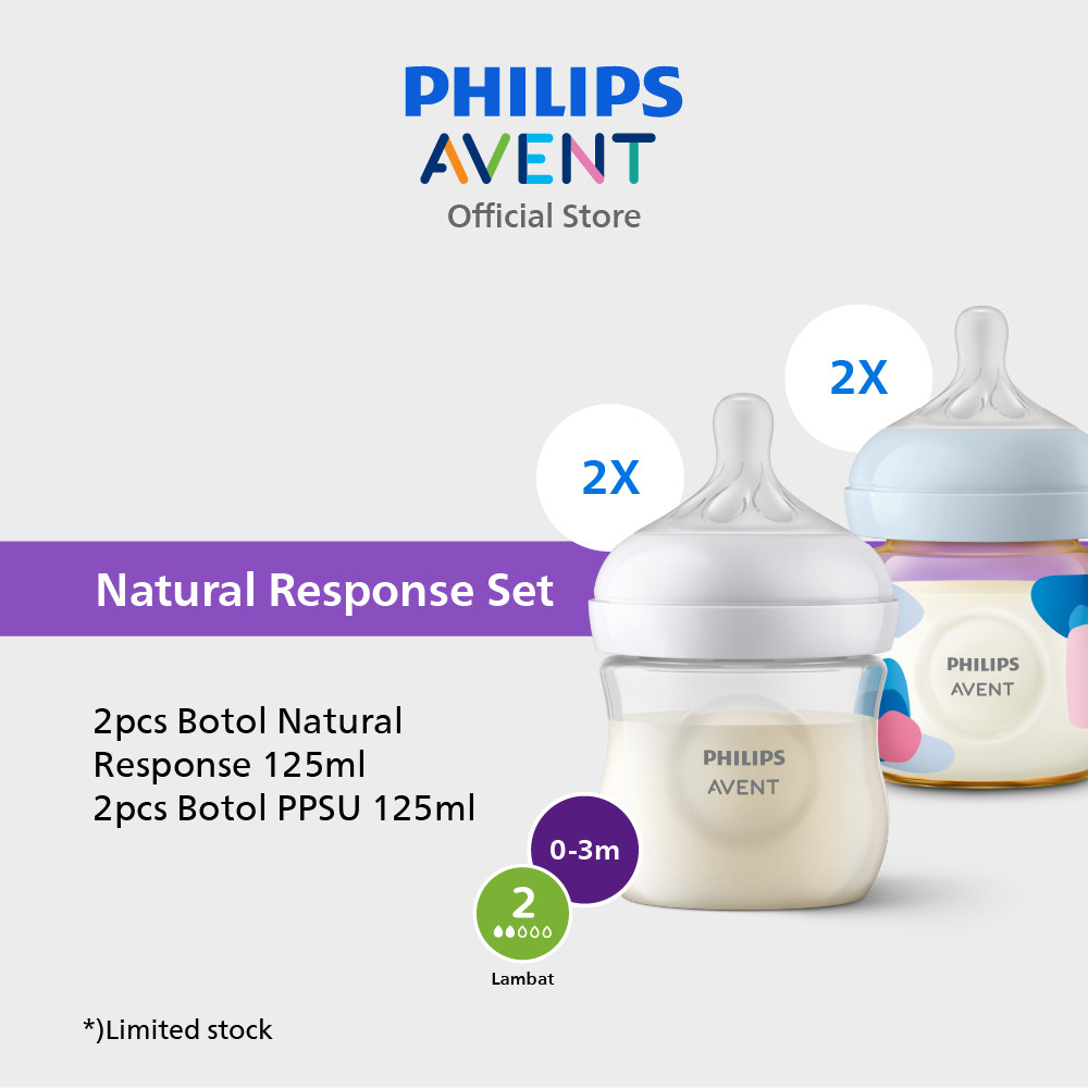 Bundle Botol Susu Philips Avent Natural Response PPSU