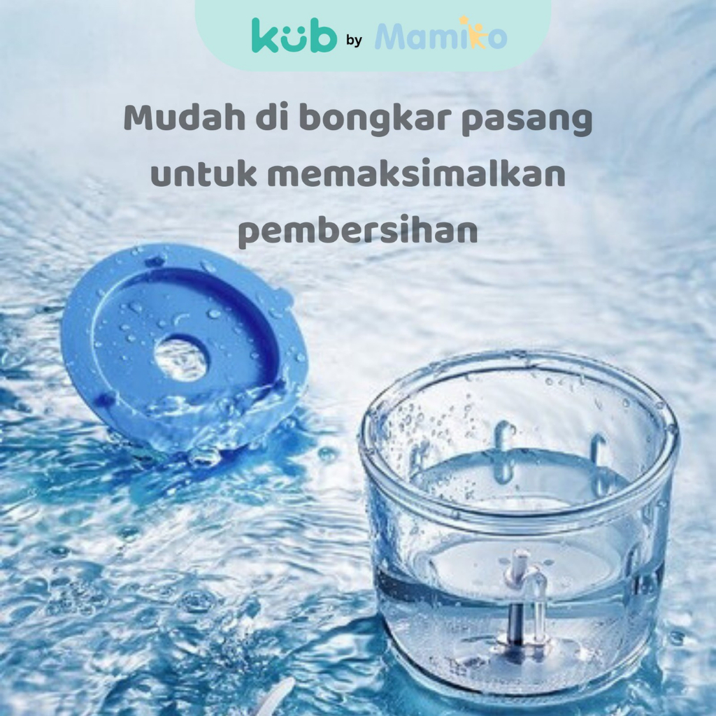 KUB x CL Baby Food Processor Blender Penggiling MPASI Portable Food Grade Foto 6
