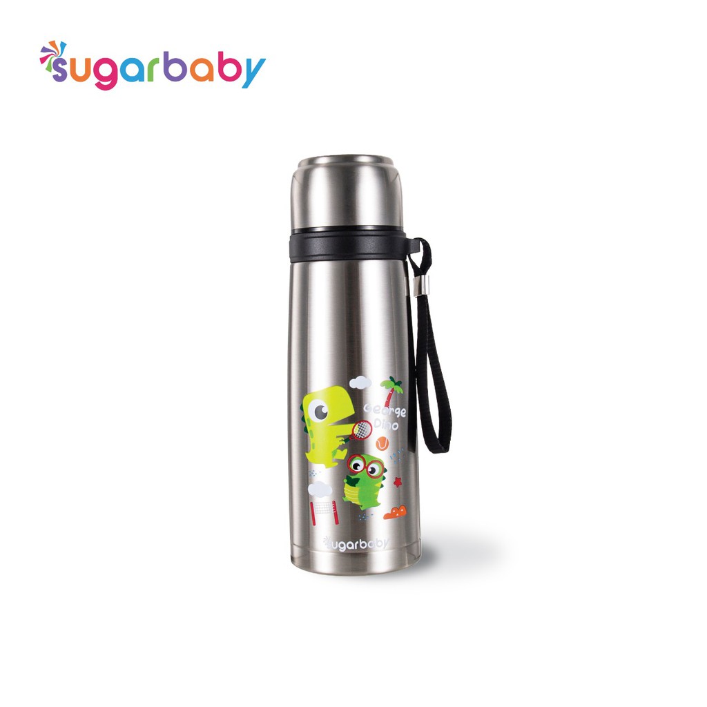 Sugar Baby STRONG Vacuum Stainless Steel Bottle 600ml Dino Insulated Thermos Foto 7