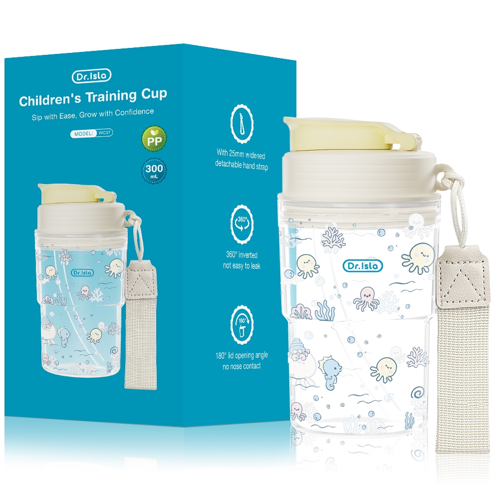 Botol Minum Anak Dr.isla Tipe WC36 BPA Free 240ml PP Food Grade Tali Gantungan Foto 6