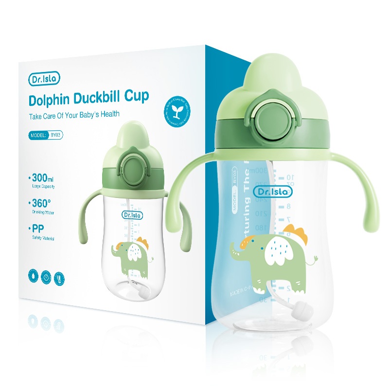 Botol Minum Bayi Dr.isla BY01 250ml Anti Kolik dengan Sedotan dan 2 Pegangan Foto 7