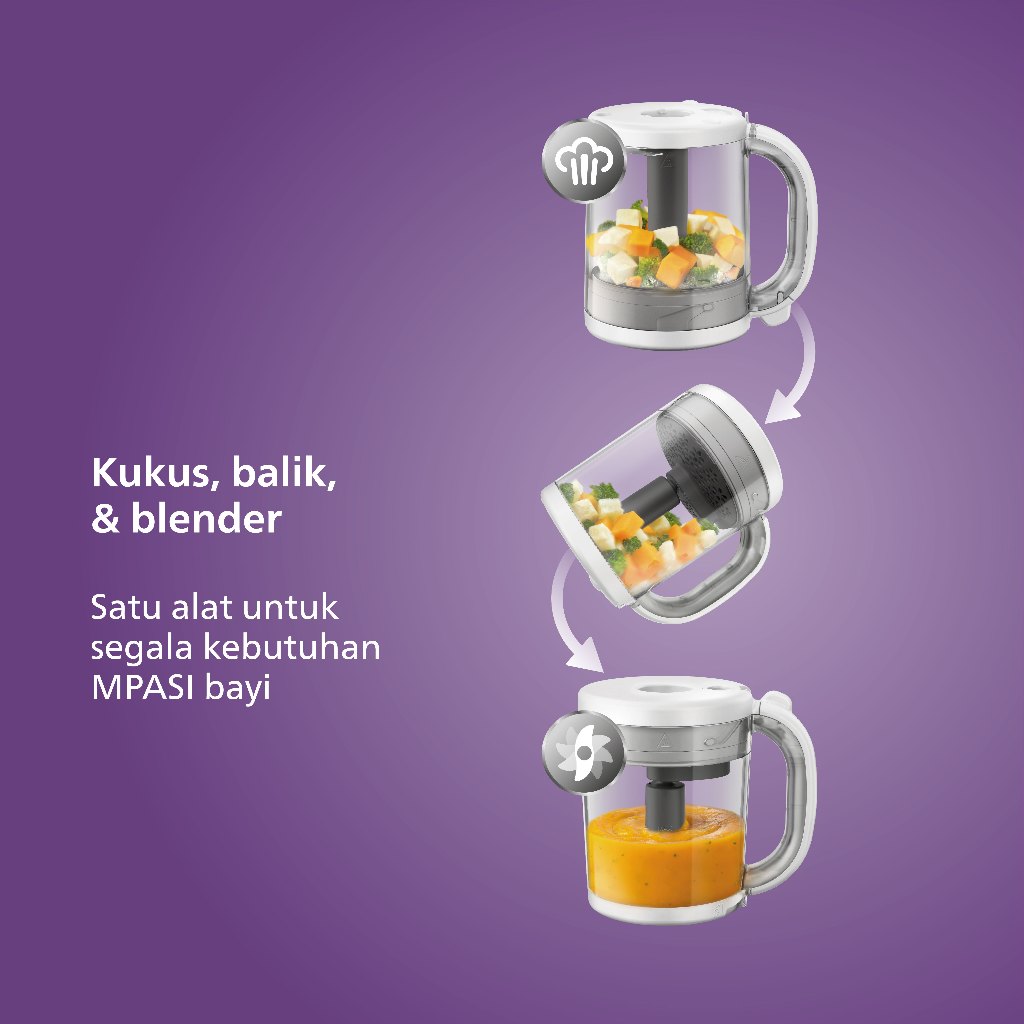 Philips Avent Food Processor SCF883/01 4-in-1 Foto 6