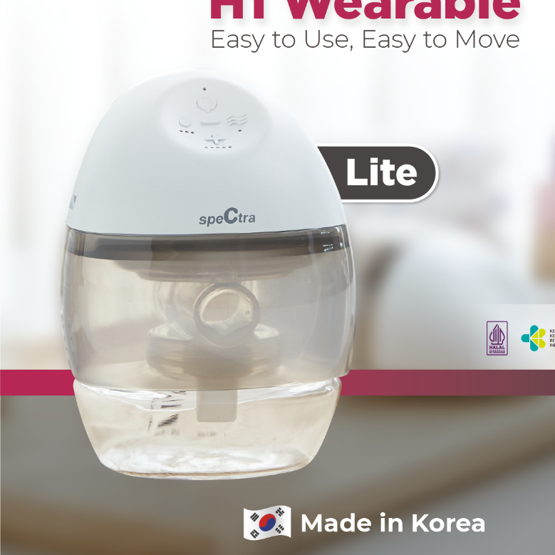 Pompa ASI Elektrik Spectra H1 Lite Single Portable Baterai Original Korea