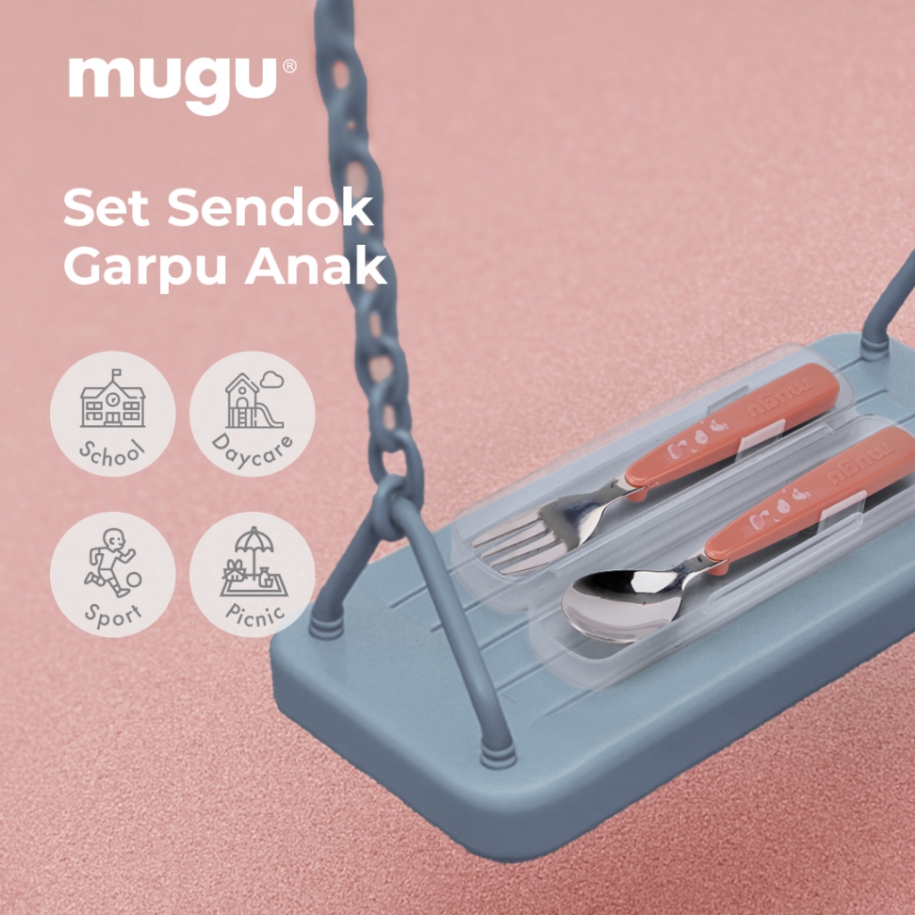 Set Mugu Sendok Garpu Anak Food Grade