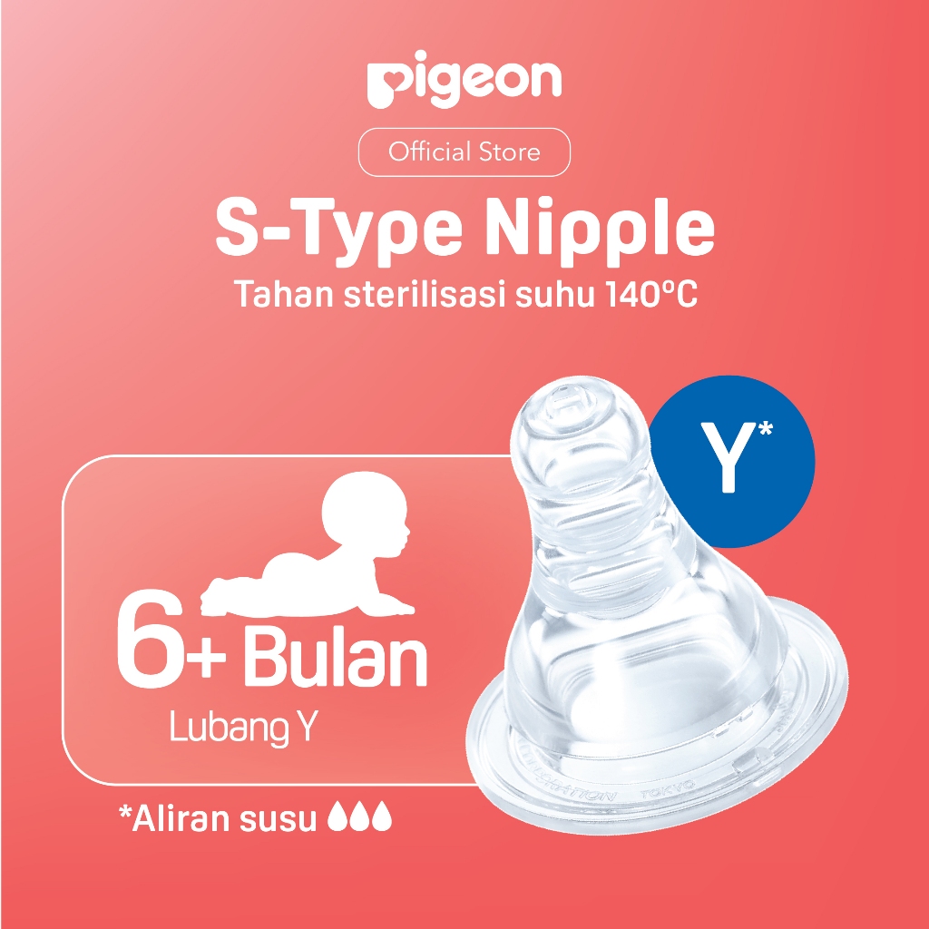Dot Pigeon Peristaltic Slim Neck Nipple Ukuran L Box 2pcs Original Anti Kolik Foto 8