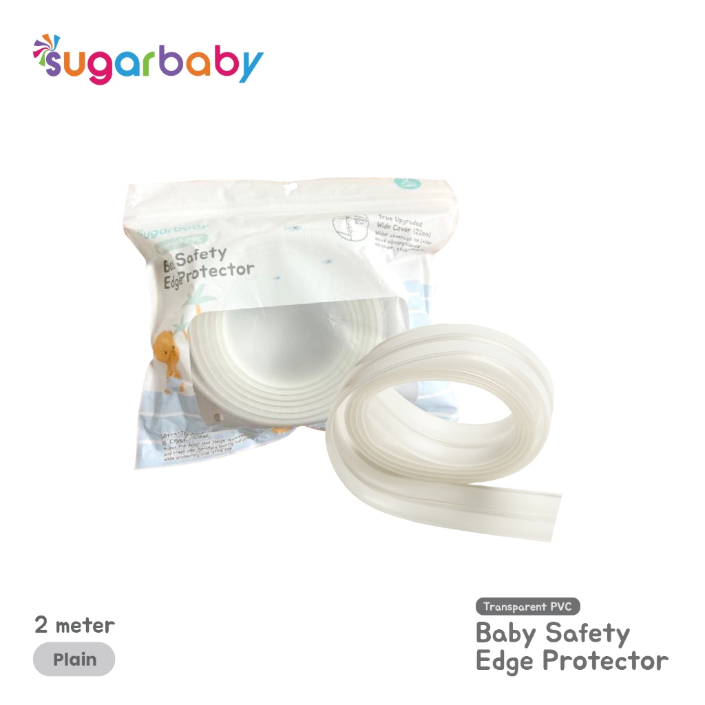 Sugarbaby Baby Safety Edge & Corner Protector PVC Transparan BPA Free 2M Roll & Foto 7