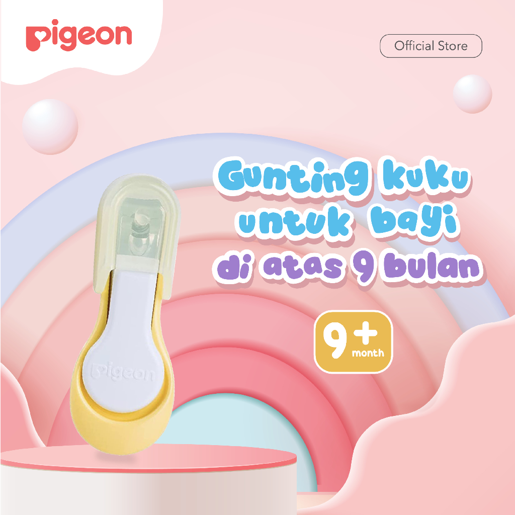 Gunting Kuku Bayi Pigeon Baby Nail Scissor Ujung Bulat Aman Untuk Bayi 3 Bulan Foto 7