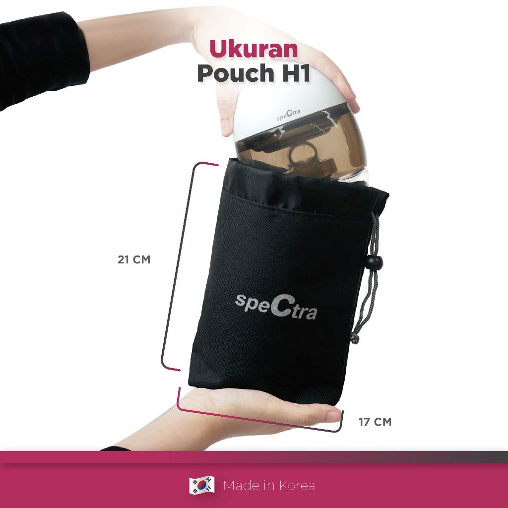 Pouch Spectra Wearable H1 Kantung Serut Organizer untuk Pompa ASI Portable Foto 3