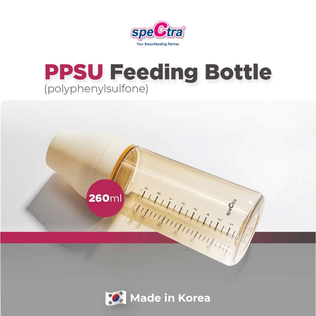 Botol Susu Spectra PPSU 260 ml Polyphenylsulfone untuk Bayi Usia 3-6 Bulan Foto 5