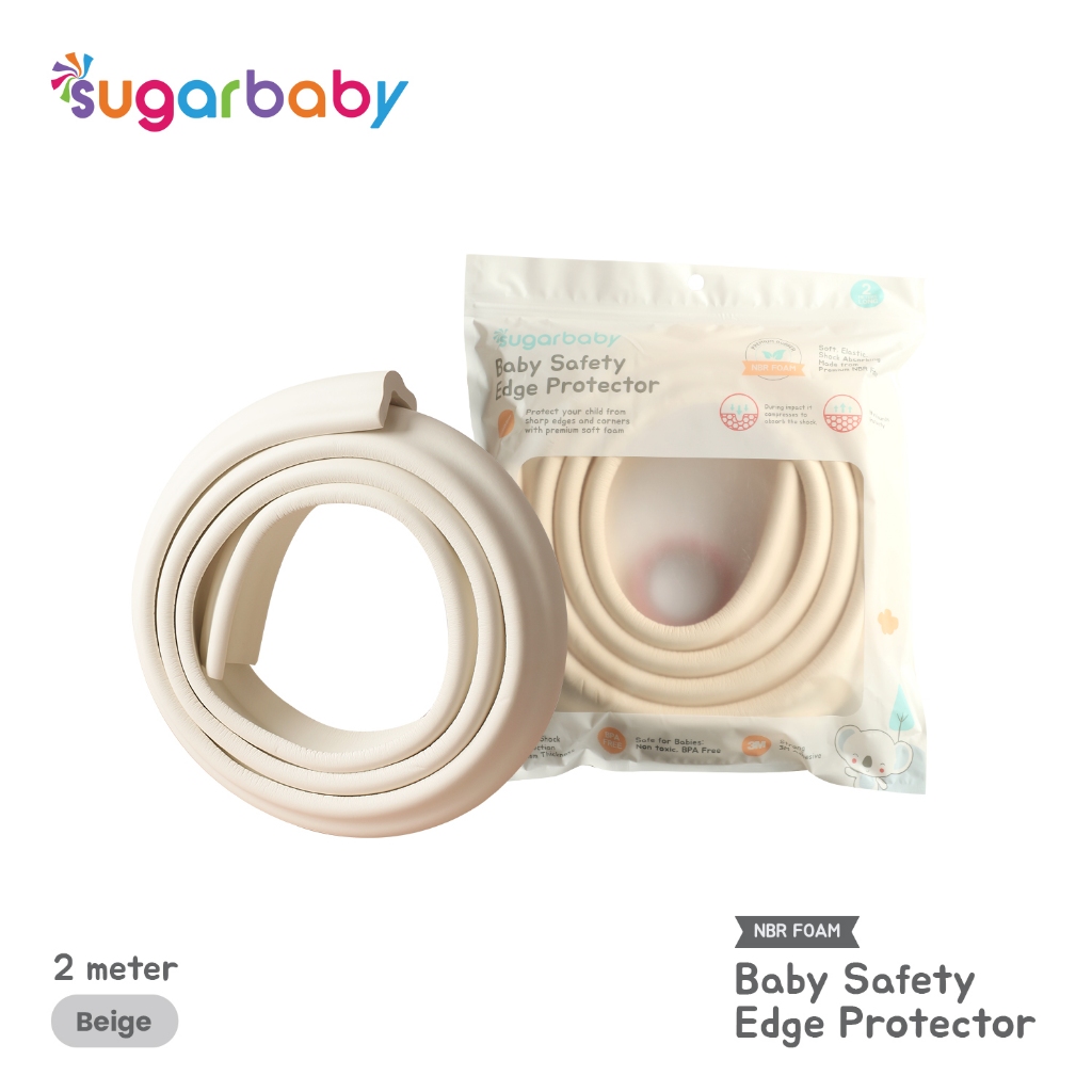 Pelindung Sudut Meja Sugarbaby Premium NBR Foam 2 Meter dengan Perekat 3M Foto 5