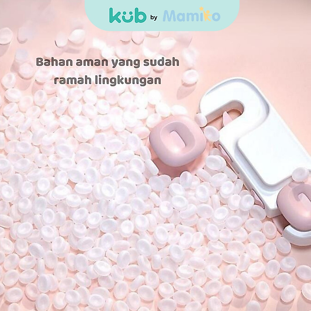 KUB Symmetrical Locks Pengunci Pengaman Laci Lemari Pintu Kulkas untuk Bayi Foto 5