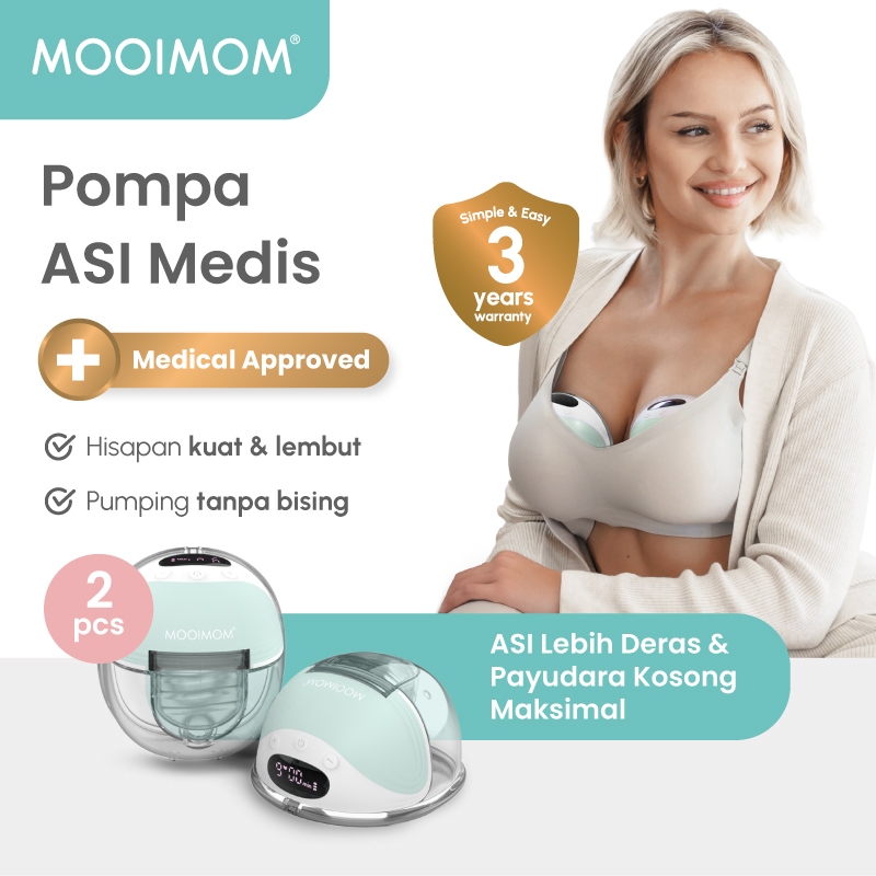 Pompa ASI Wireless MOOIMOM M3 Handsfree Foto 3