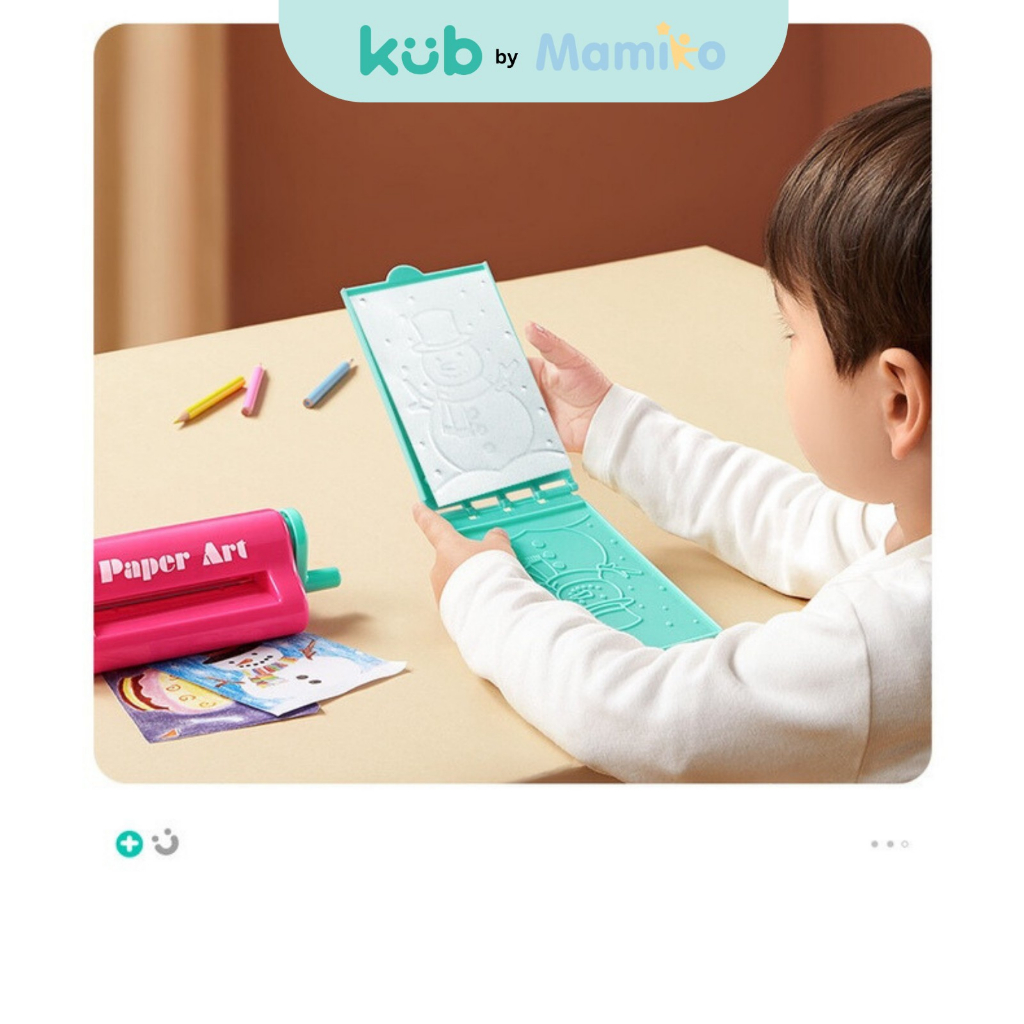 KUB Handmade Product Machine Mainan Edukasi Pembuat Kartu Ucapan dan Stiker Manual Foto 4