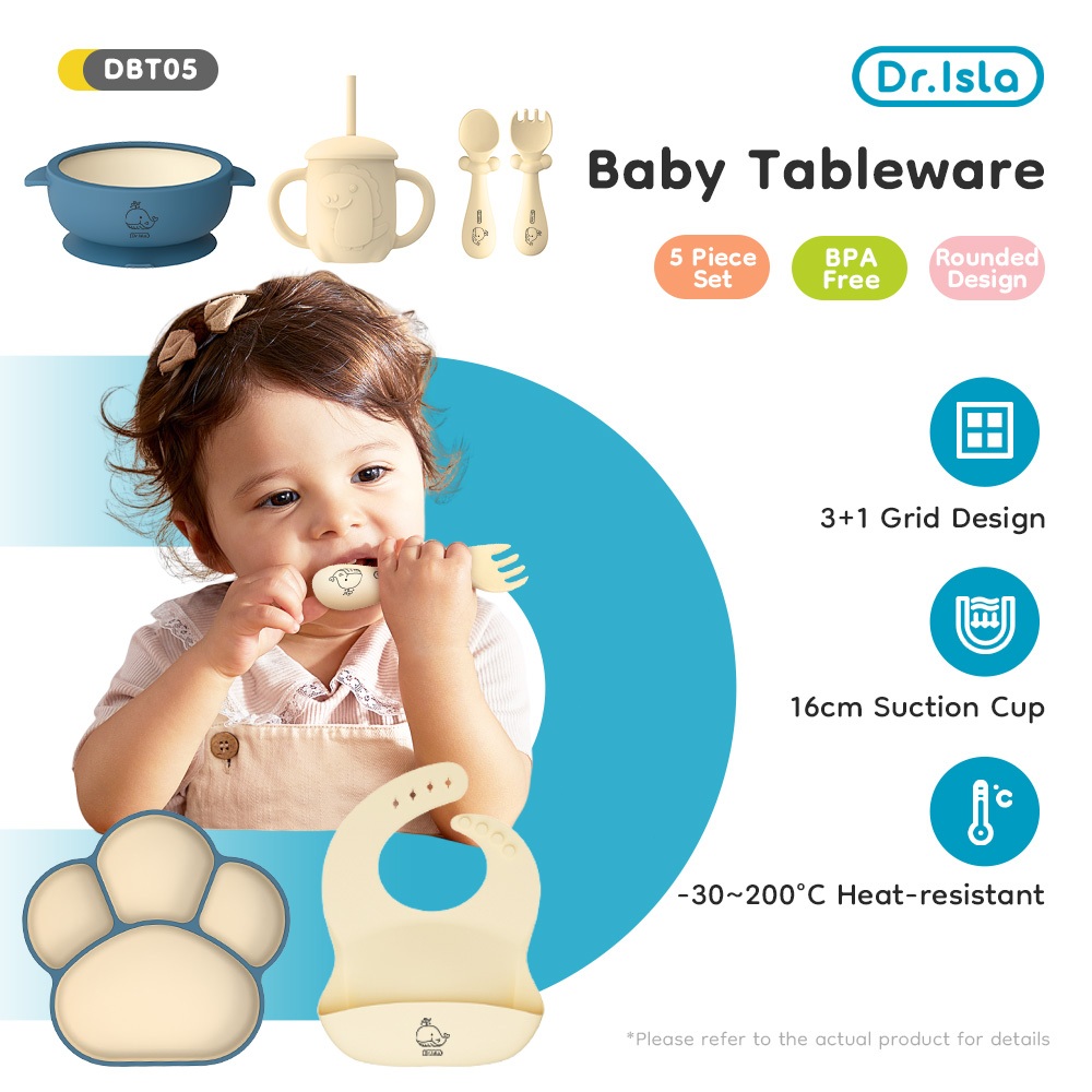 Set Makan Bayi Dr.isla BT05 Lengkap Foto 2