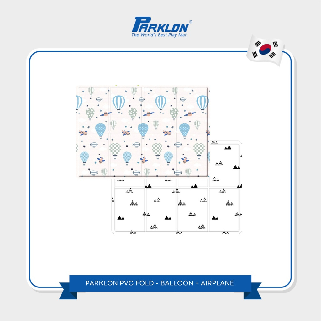 Playmat PVC Lipat Mamiko X Parklon 130x190/140x230 cm Double Side Portable Bag Foto 7