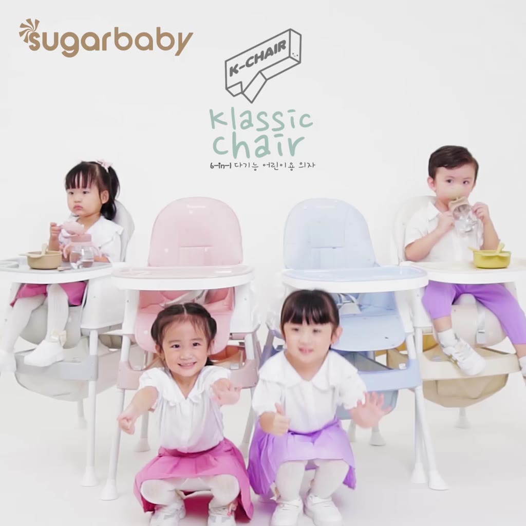 Sugarbaby K-Chair Klassic Chair 6in1 Kursi Makan Bayi Multifungsi High Chair Booster Seat
