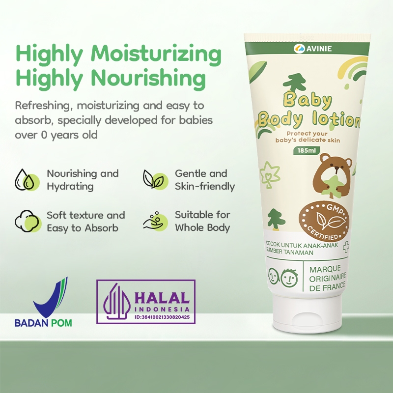 Avinie Baby Lotion 185ml Hipoalergenik