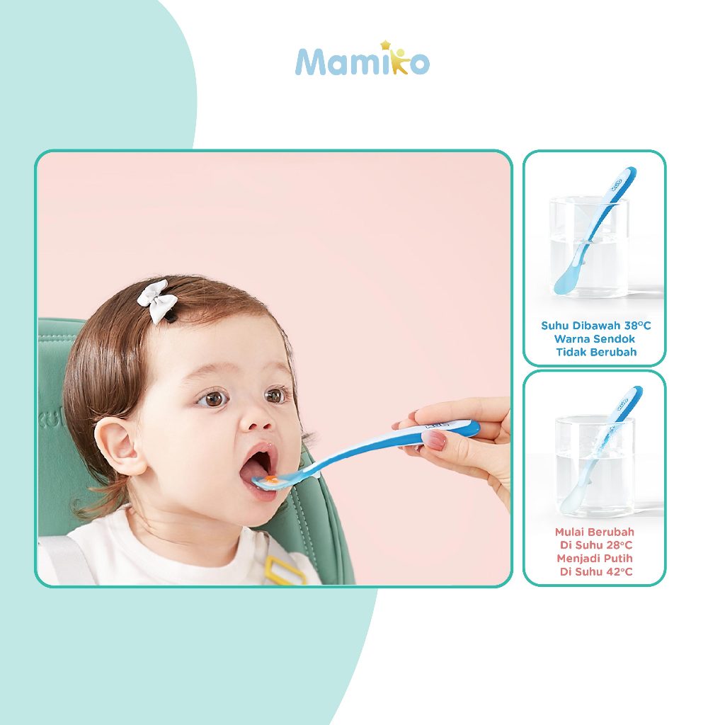 Sendok Bayi Lembut KUB Sweet Series Soft Spoon 3PCS Food Grade Bebas BPA Foto 4