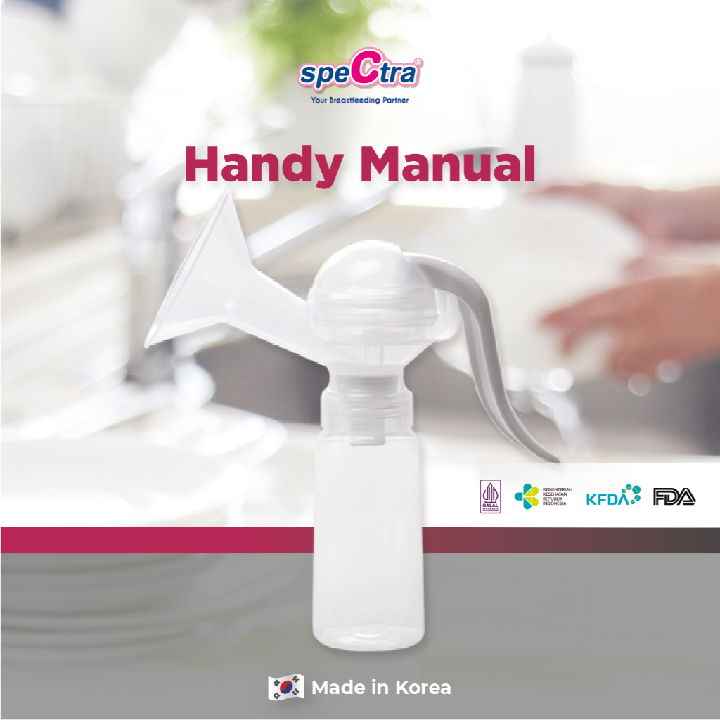 Pompa ASI Manual Spectra Handy Plus Single Pump Portable untuk Ibu Menyusui
