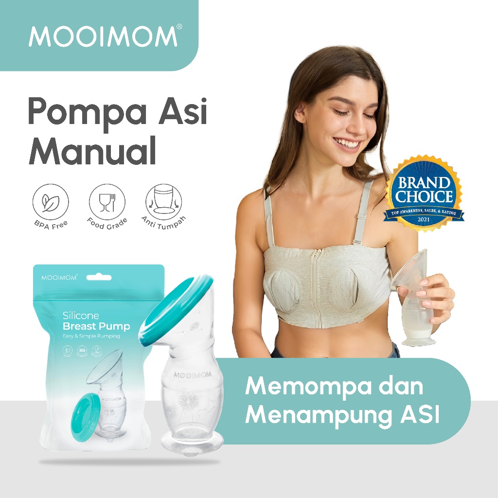 Penampung ASI Silikon MOOIMOM Foto 2