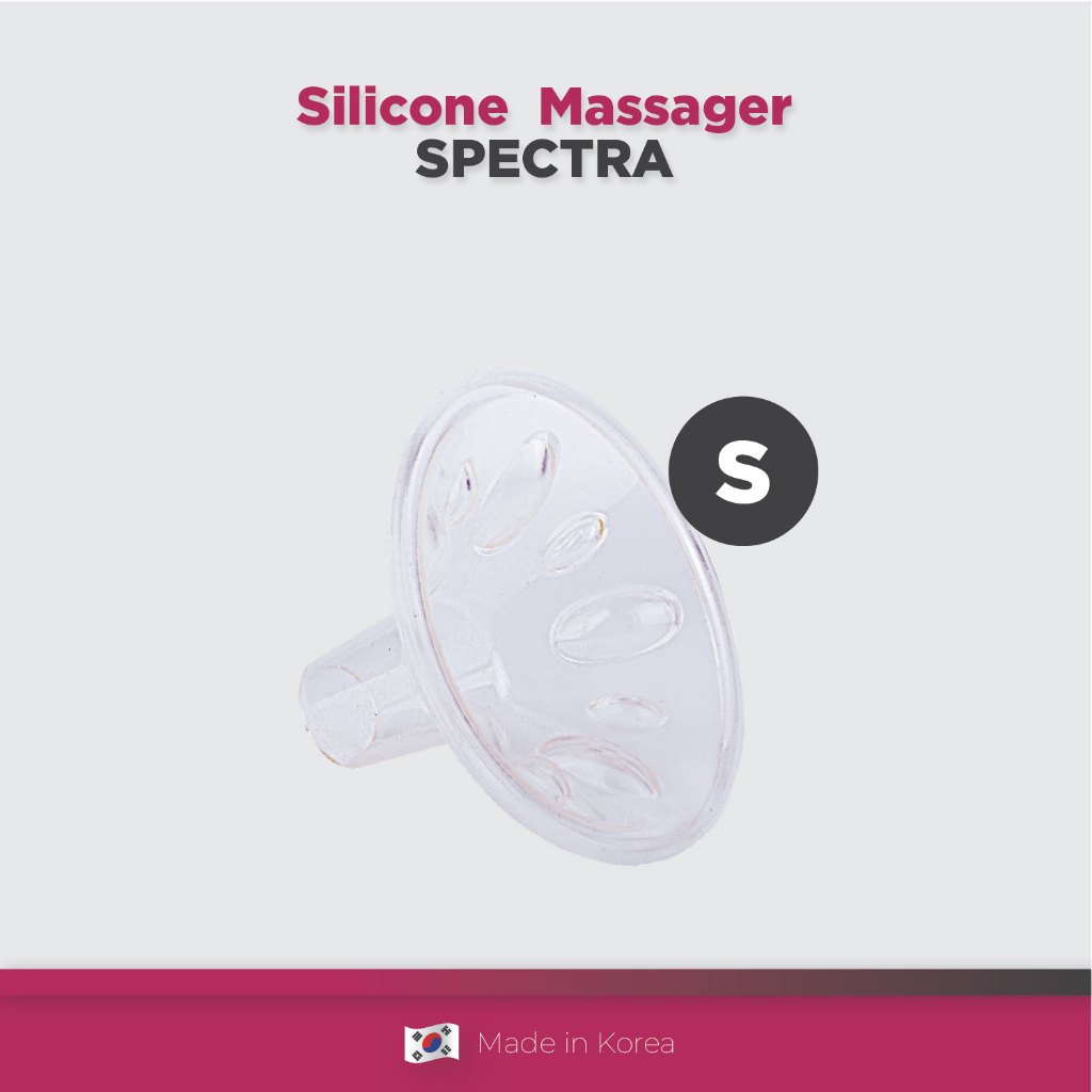 Spectra Silicone Massager Bantalan Corong Pompa ASI Size S 24mm Foto 3