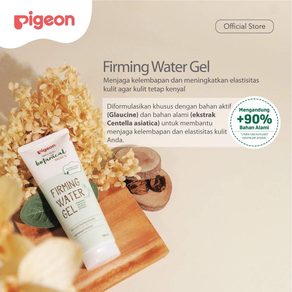 PIGEON Botanical Mum's Firming Water Gel 100ML Pelembab Kencangkan Kulit Ibu Hamil Foto 2