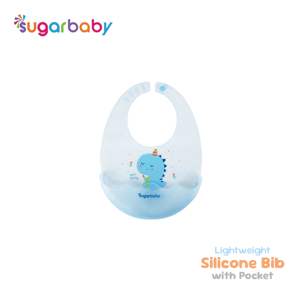Celemek Bayi Silikon Sugarbaby Premium Lightweight Food Grade Nano Silver Antibacterial Foto 5