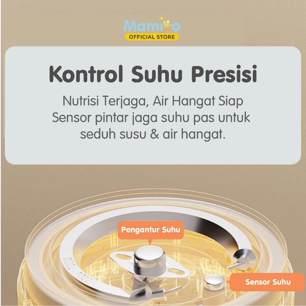 Mamiko KUB 3 in 1 Multifunction Milk Adjuster Sterilizer Warmer Penjaga Suhu 24 Jam Foto 5