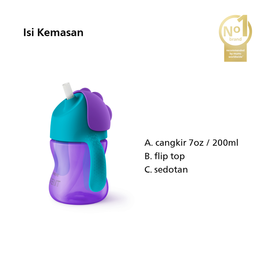 Philips Avent Straw Cup 200ml Foto 2