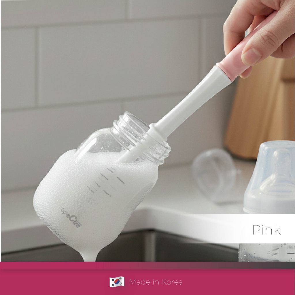 Sikat Botol Spectra Long Brush 2 Pcs Set Pembersih Botol Susu Bayi Foto 6